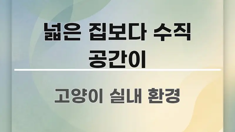넓은 집보다 수직 공간이 핵심 요약 넓은 집보다 수직 공간이 주요 포인트를 요약한 텍스트 중심 디자인 표지 - 독자 이해를 위한 이미지